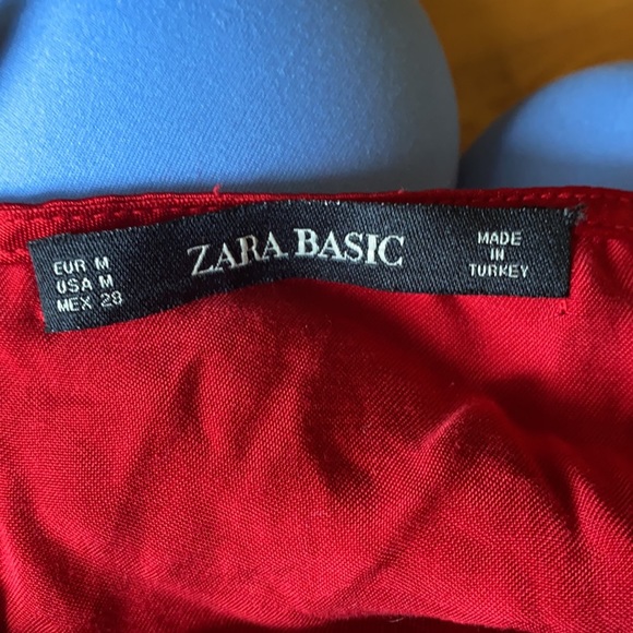 Red Zara Dress (Midi with slit) - Picture 3 of 3